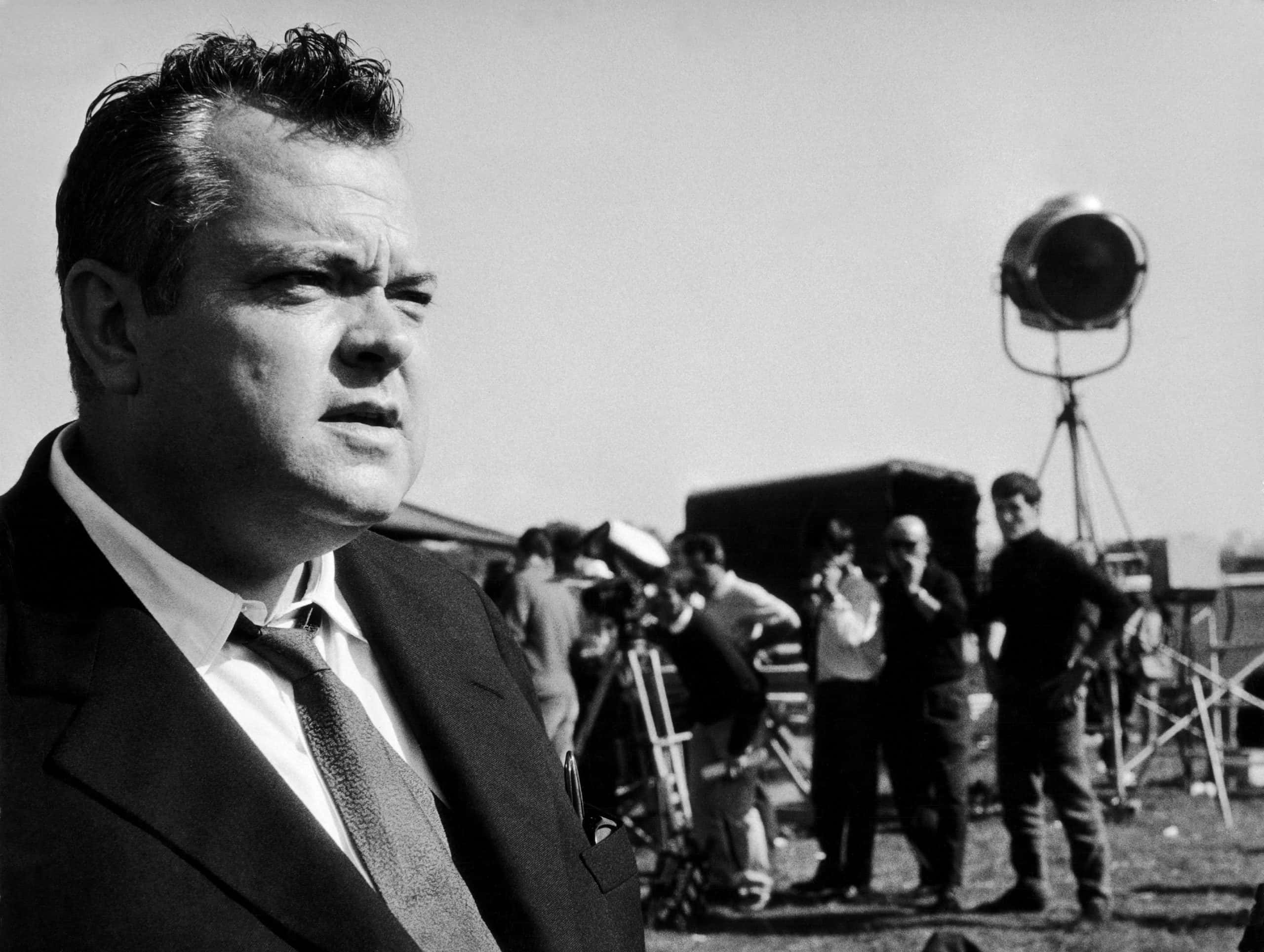 Orson Welles Shooting Ro.Go.Pa.G. In Rome