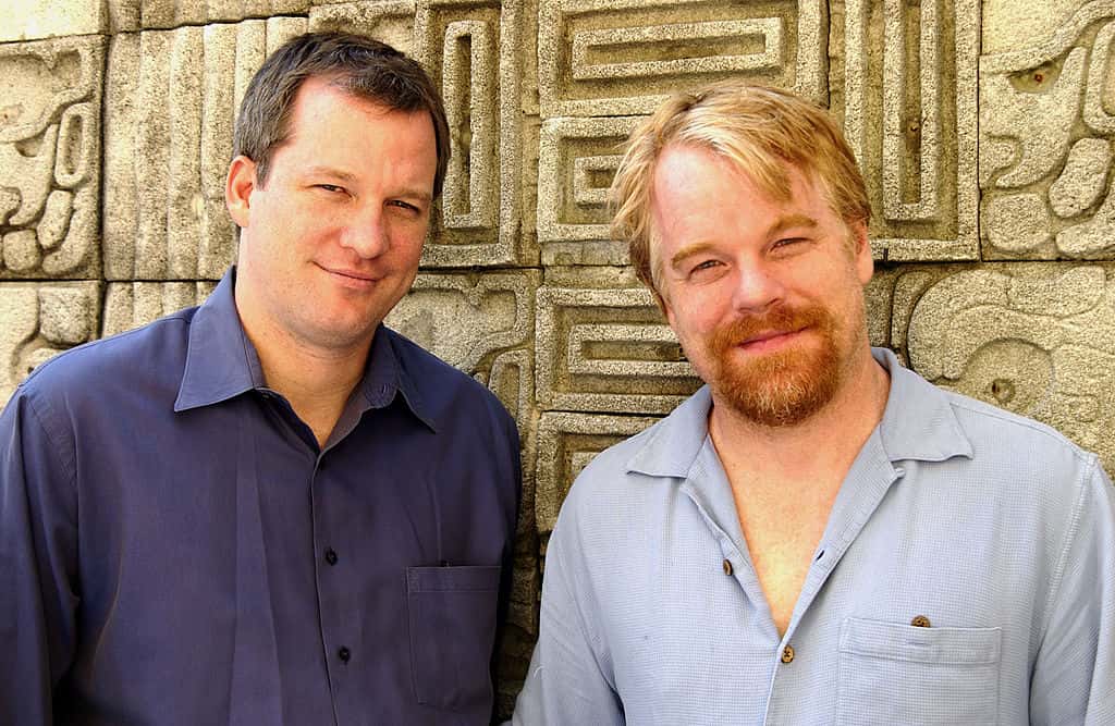 Gordy Hoffman and Philip Seymour Hoffman during 2002 Toronto Film Festival