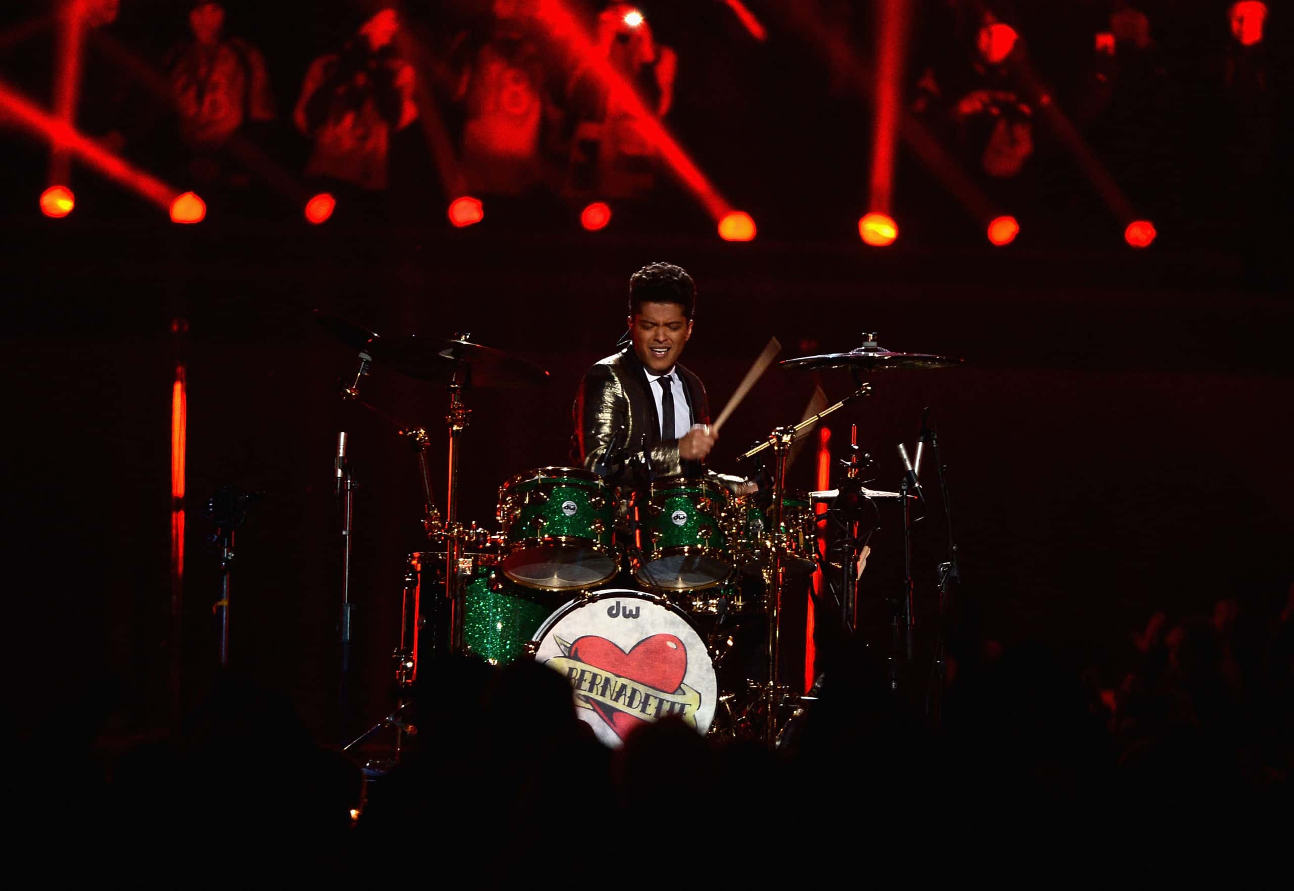 Bruno Mars performs during the Pepsi Super Bowl XLVIII