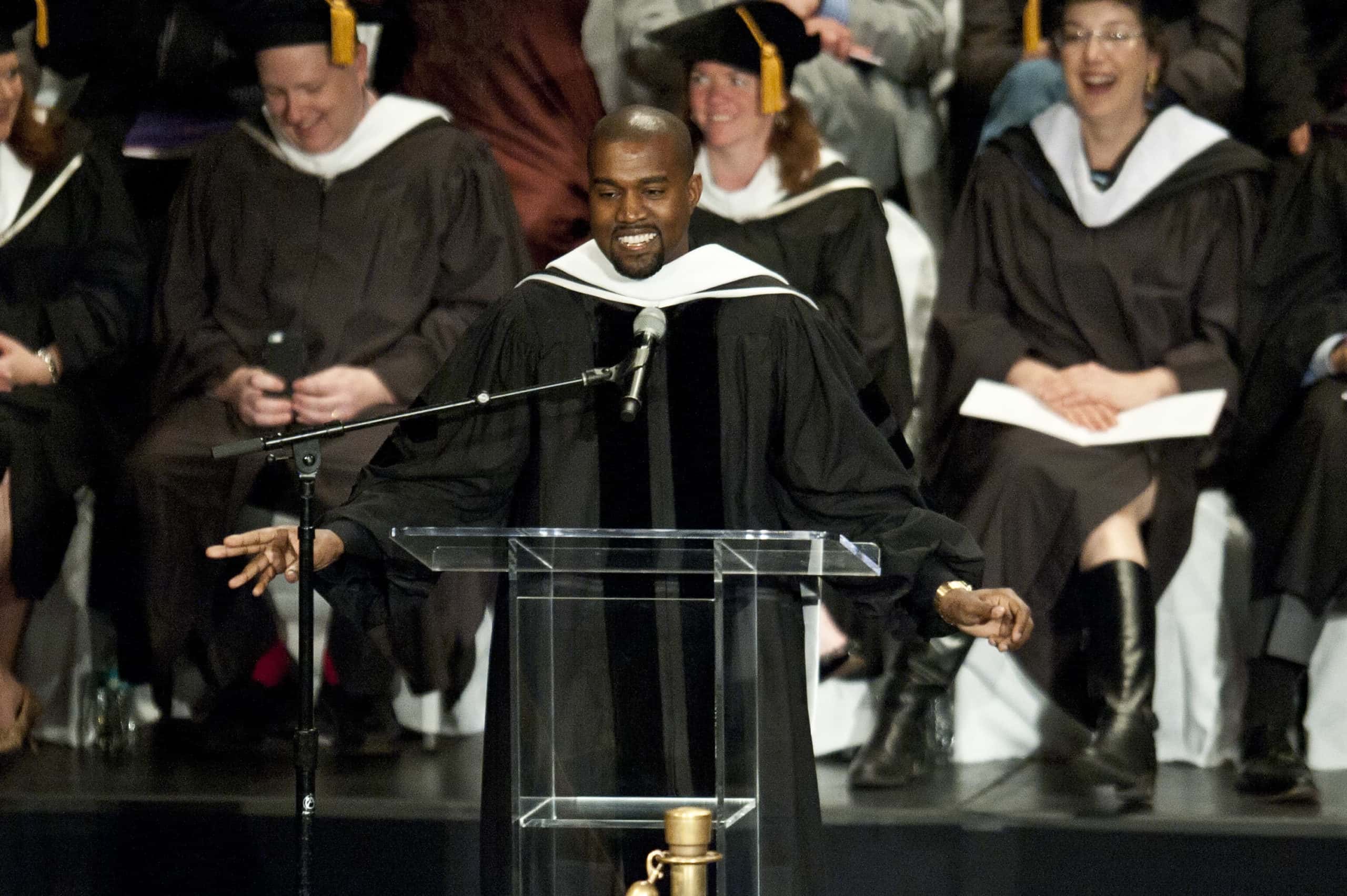 Kanye West receives an honorary doctorate