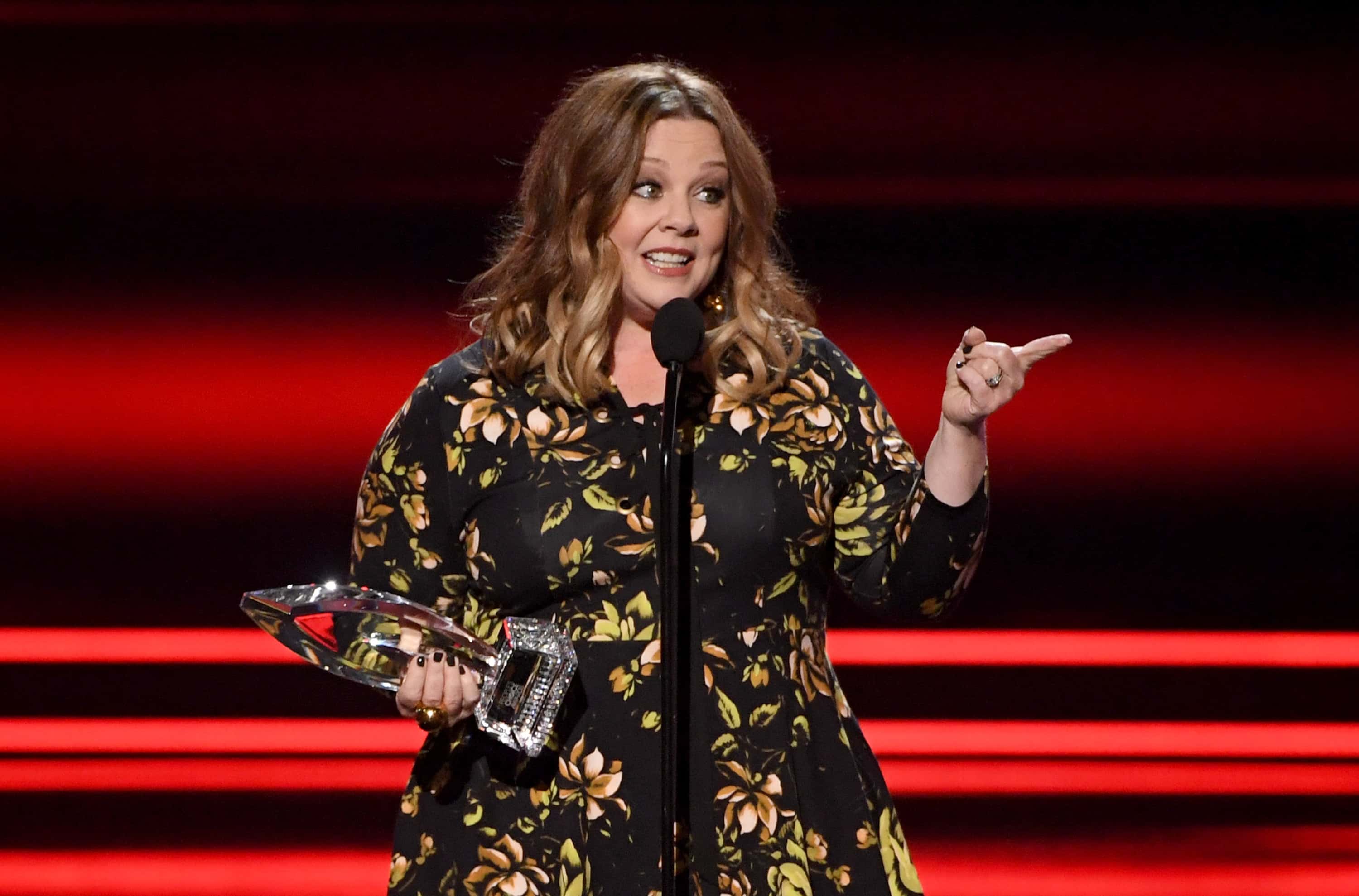Actress Melissa McCarthy accepts Favorite Comedic Movie Actress onstage