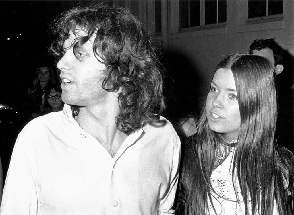 Jim Morrison in a white shirt