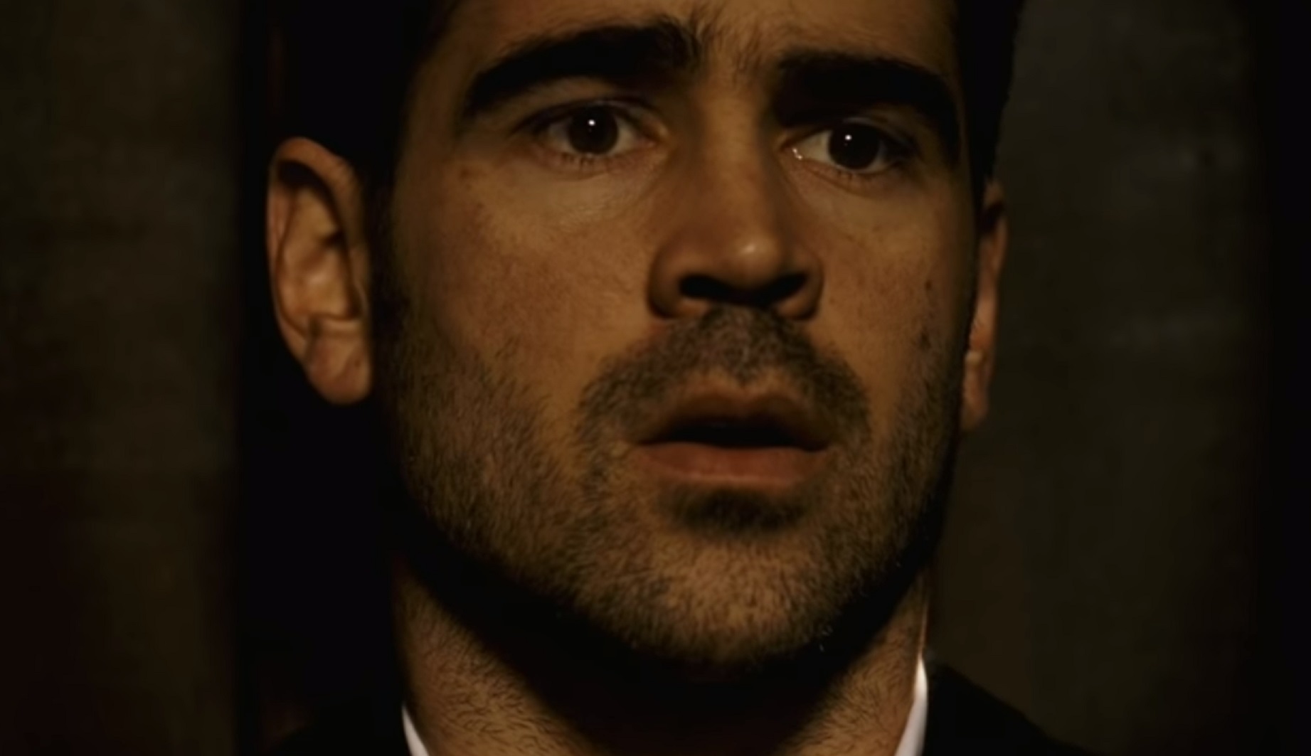 A screenshot of the movie In Bruges 