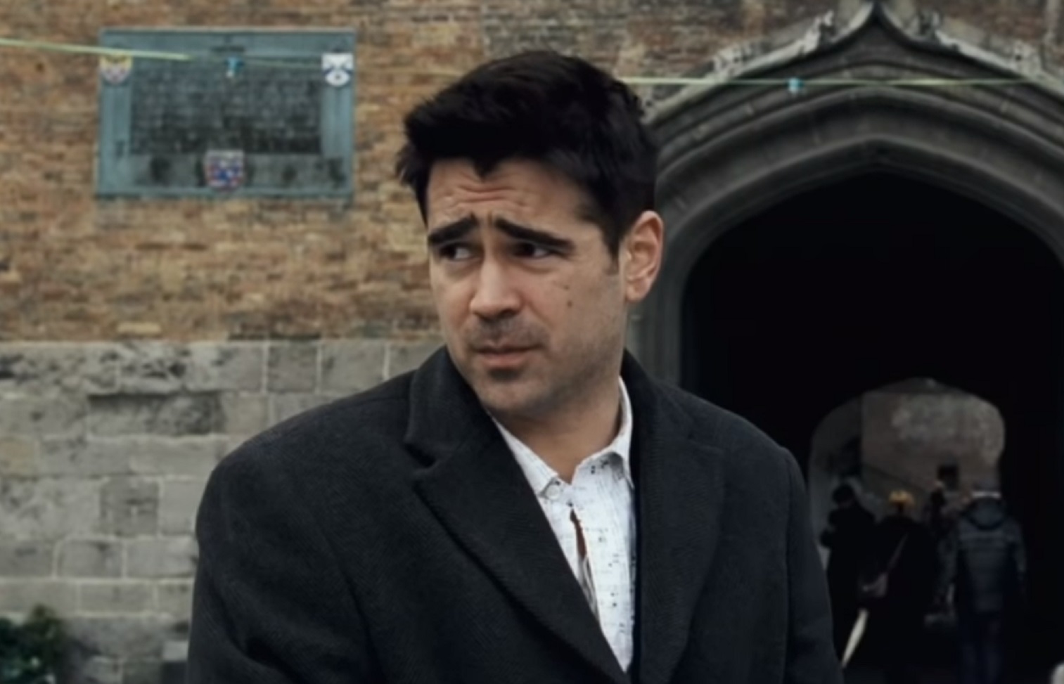 A screenshot of the movie In Bruges 