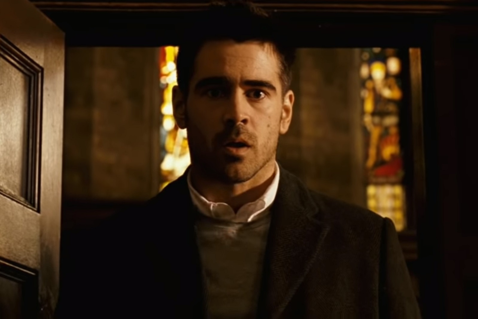 A screenshot of the movie In Bruges 