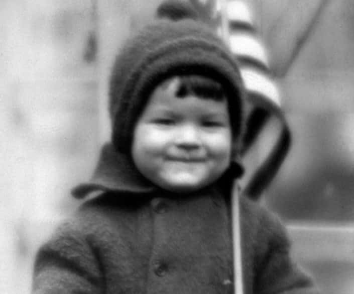 Photograph of Orson Welles at three years of age