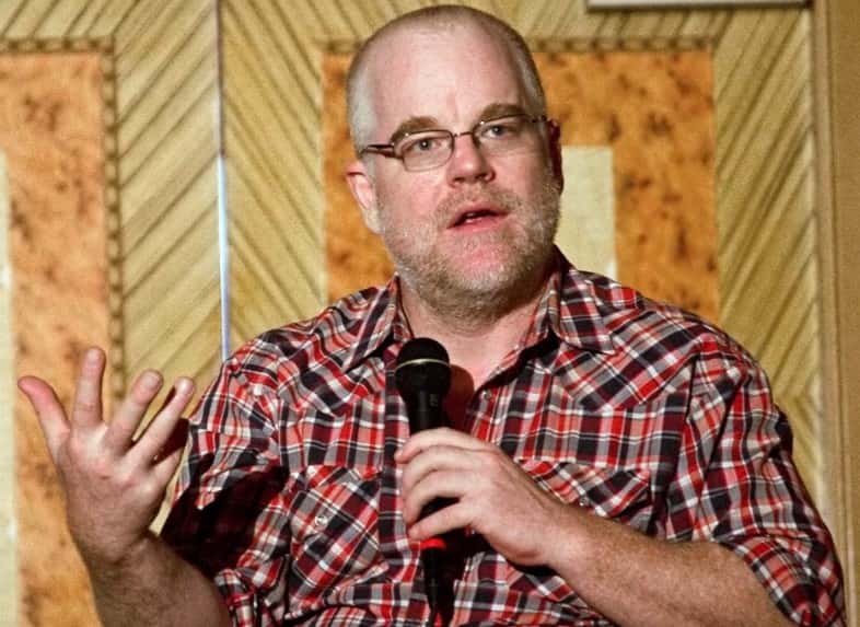 Philip Seymour Hoffman at a Hudson Union Society event