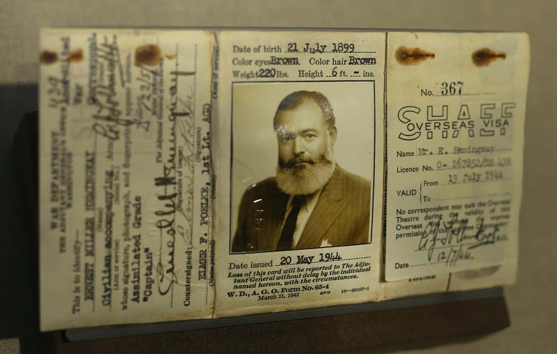 Ernest Hemingway Facts