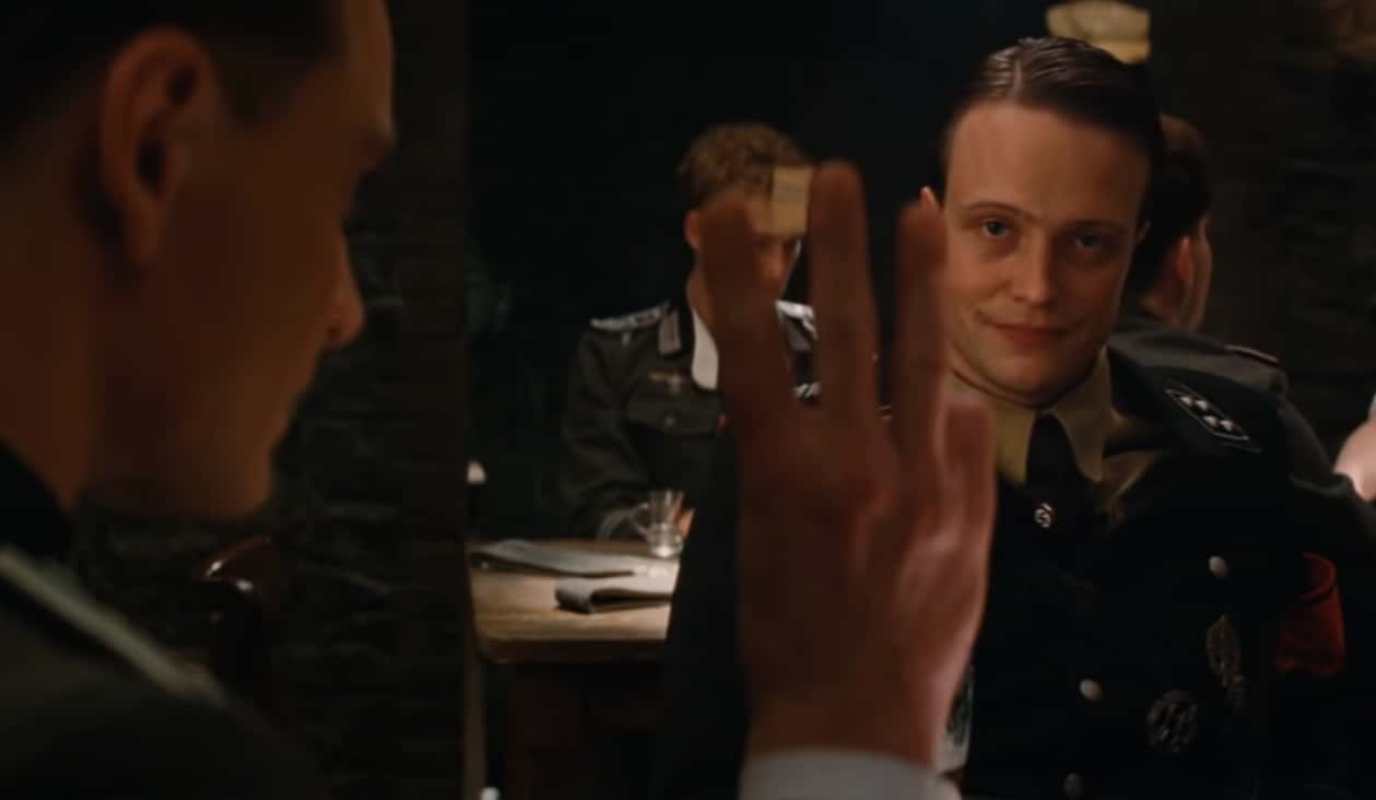 Michael Fassbender Inglourious Basterds Bar Scene
