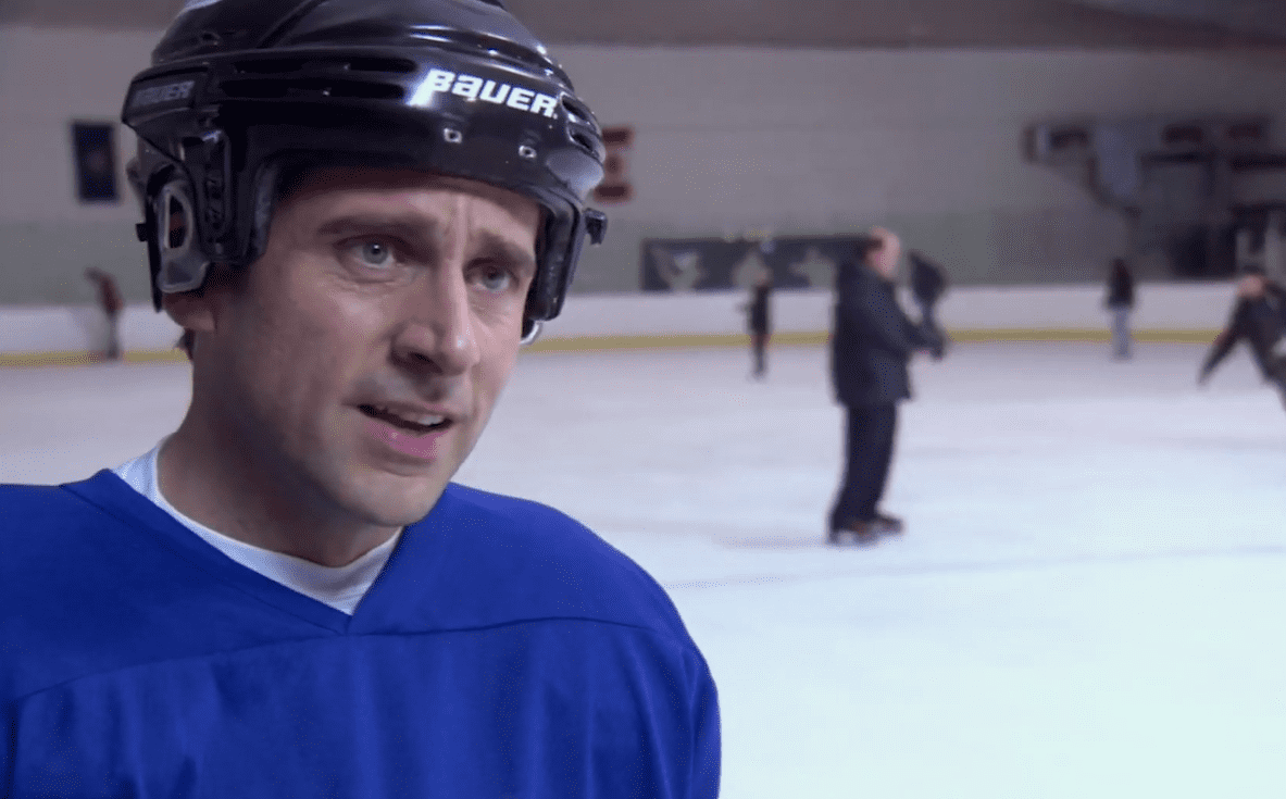 Screenshot from the television sitcom The Office (2005-2013)