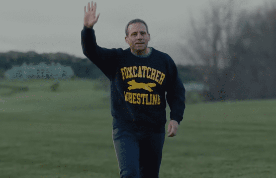 Screenshot from the film Foxcatcher (2014)