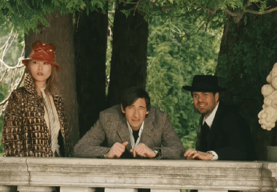 A visually captivating still taken from a pivotal moment in the film Star Wars: Episode VII - The Force Awakens (2015), Adam Driver as Kylo Ren The Brothers Bloom (2008)