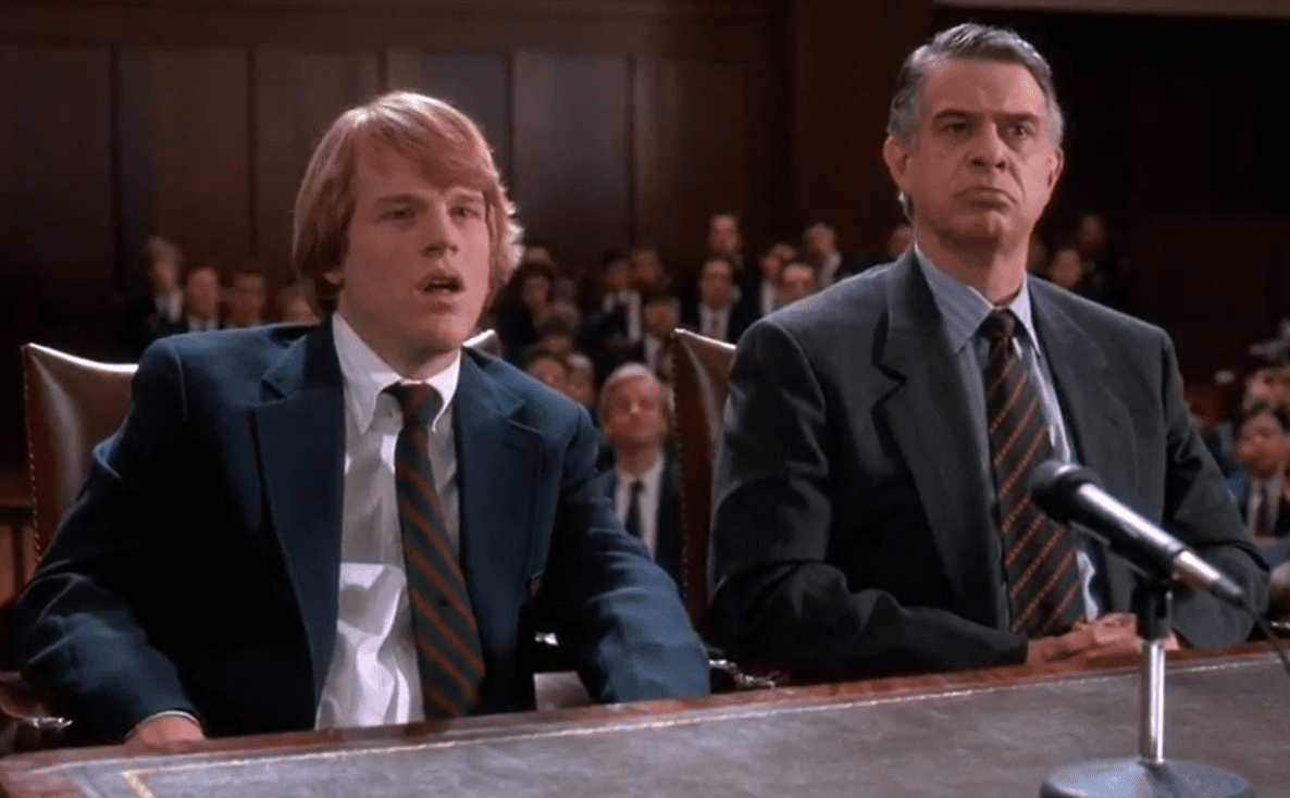 A visually captivating still taken from a pivotal moment in the film Scent of a Woman (1992)