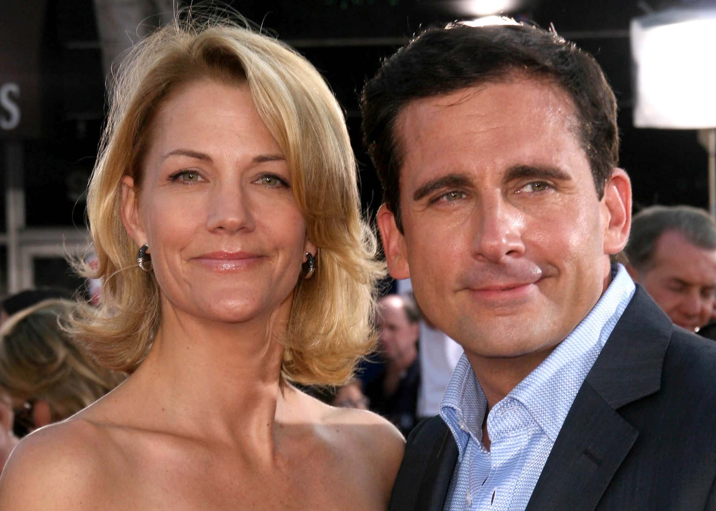 Nancy Walls and Steve Carell at the World Premiere of "Get Smart"