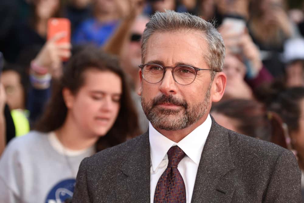 Steve Carell at the London Film Festival screening of "Beautiful Boy"