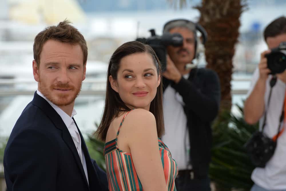 Marion Cotillard & Michael Fassbender at an event