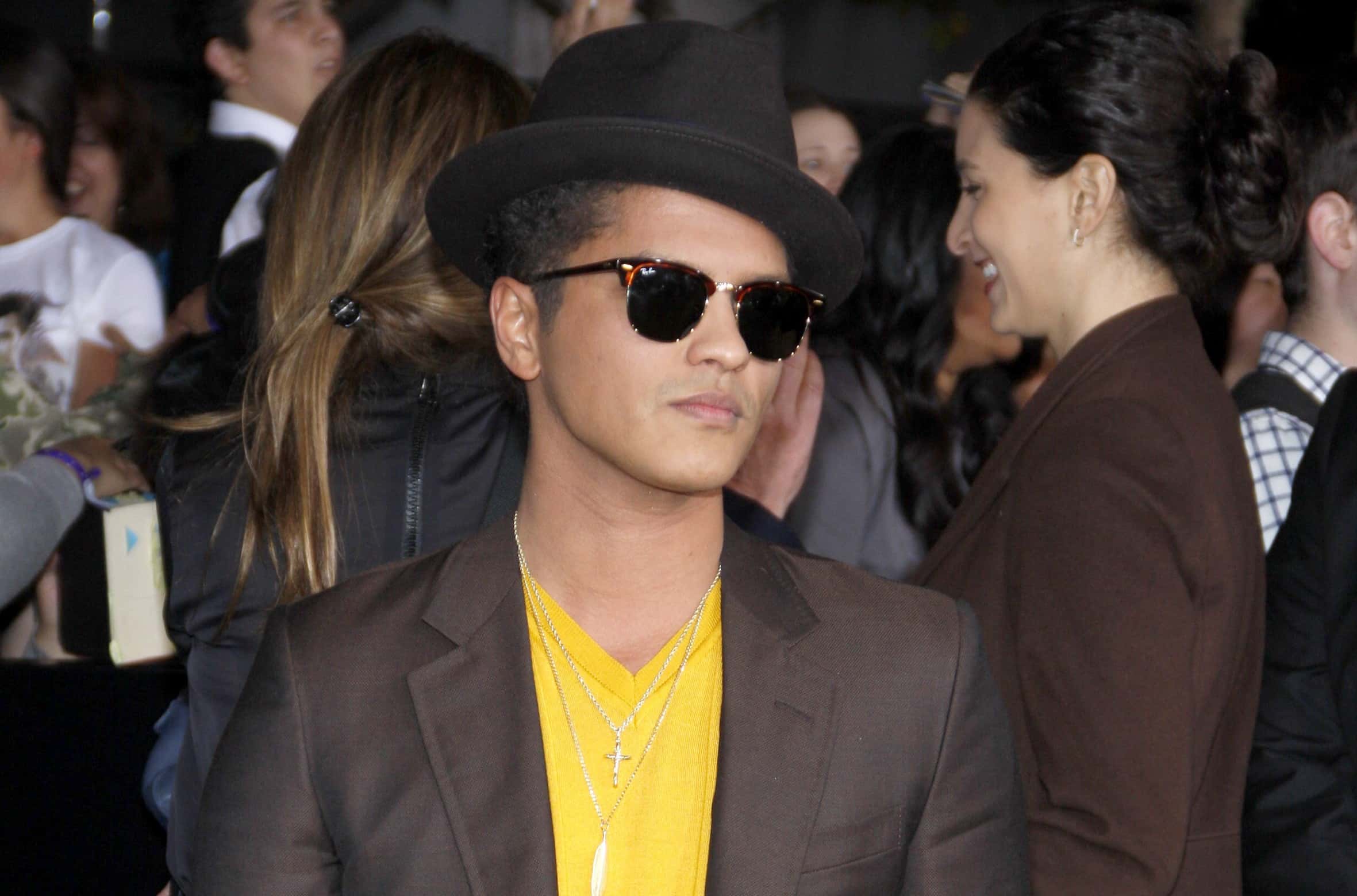 Bruno Mars at the Los Angeles premiere of 'The Twilight Saga: Breaking Dawn Part 1