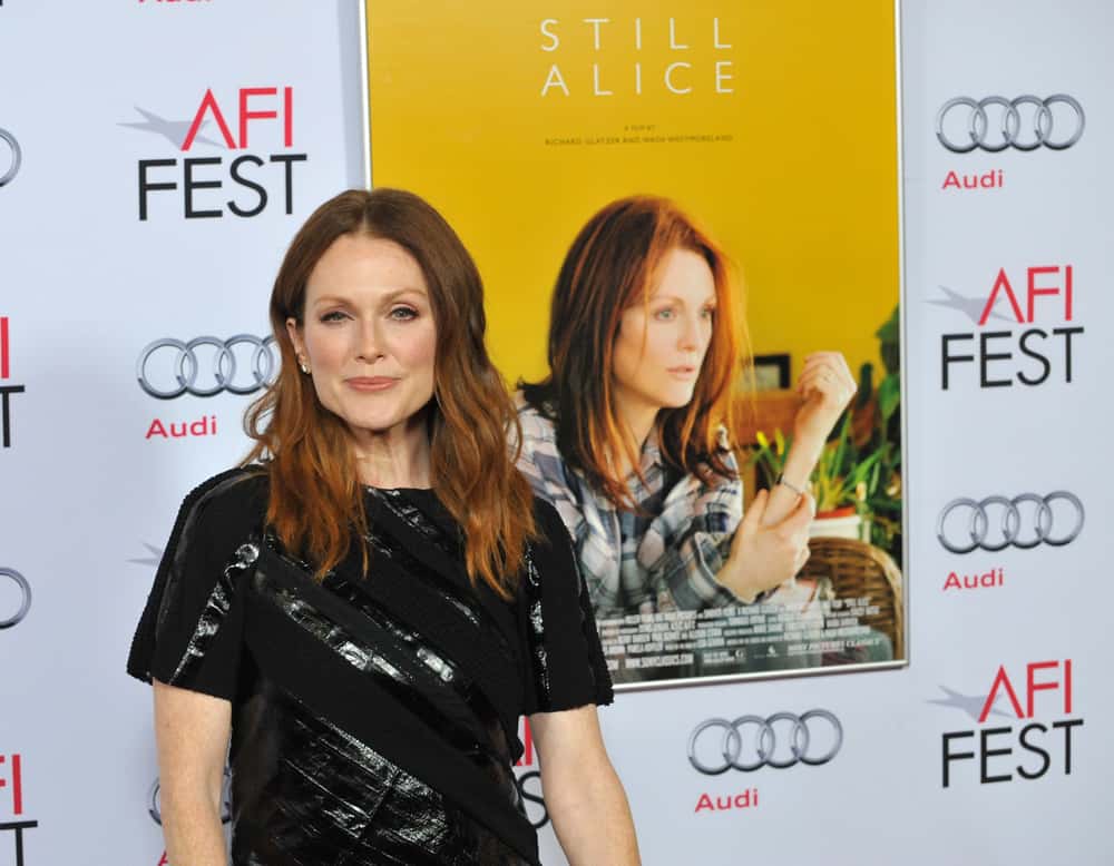 Julianne Moore at the premiere of her movie "Still Alice"
