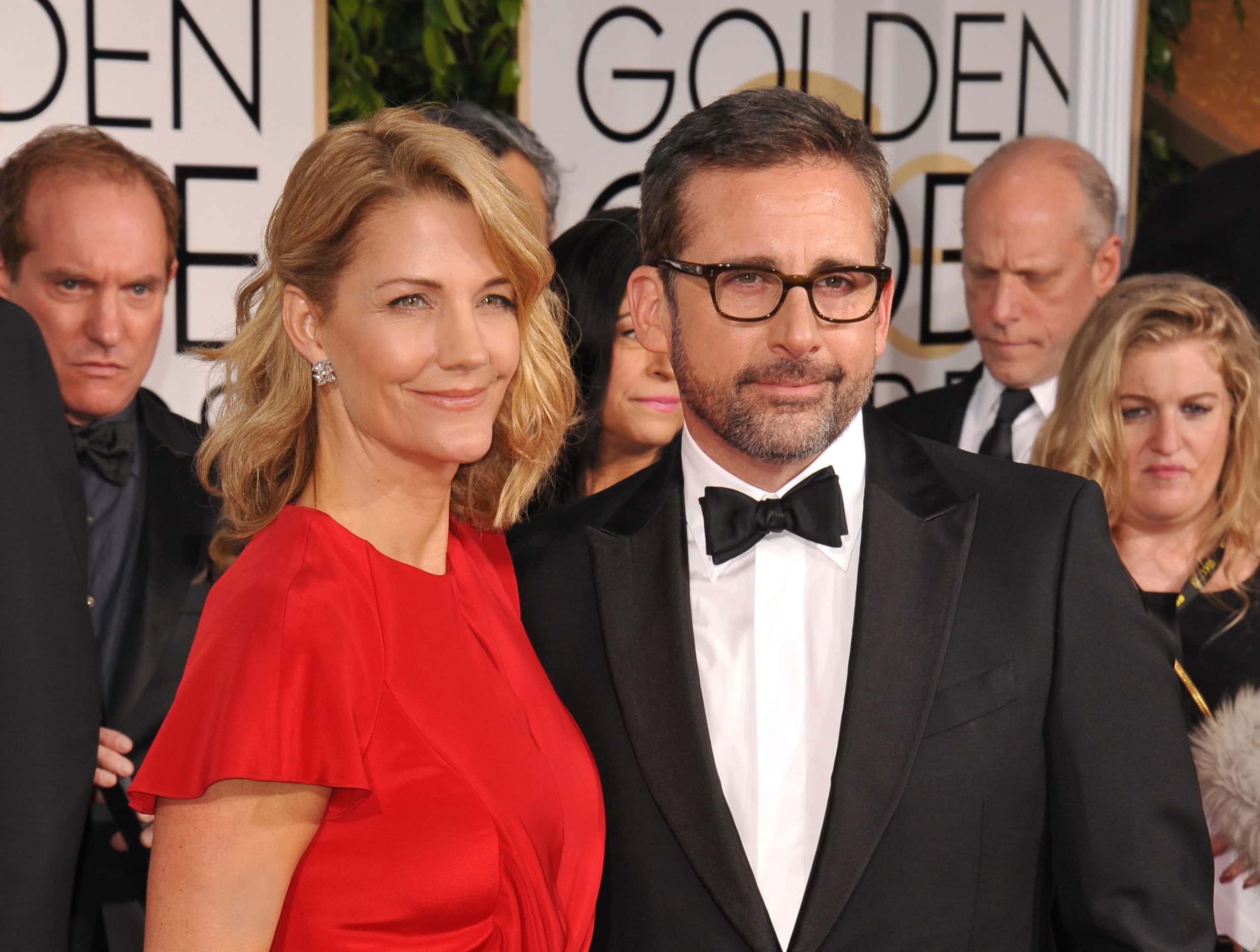 Nancy Carell & Steve Carell at the 72nd Annual Golden Globe Awards
