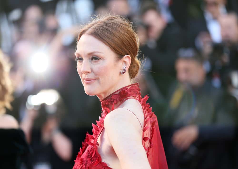 Julianne Moore at the 70th annual Cannes Film Festival