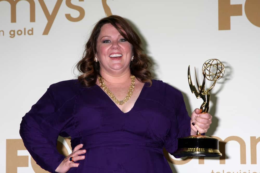 Melissa McCarthy in the Press Room at the 63rd Primetime Emmy Awards