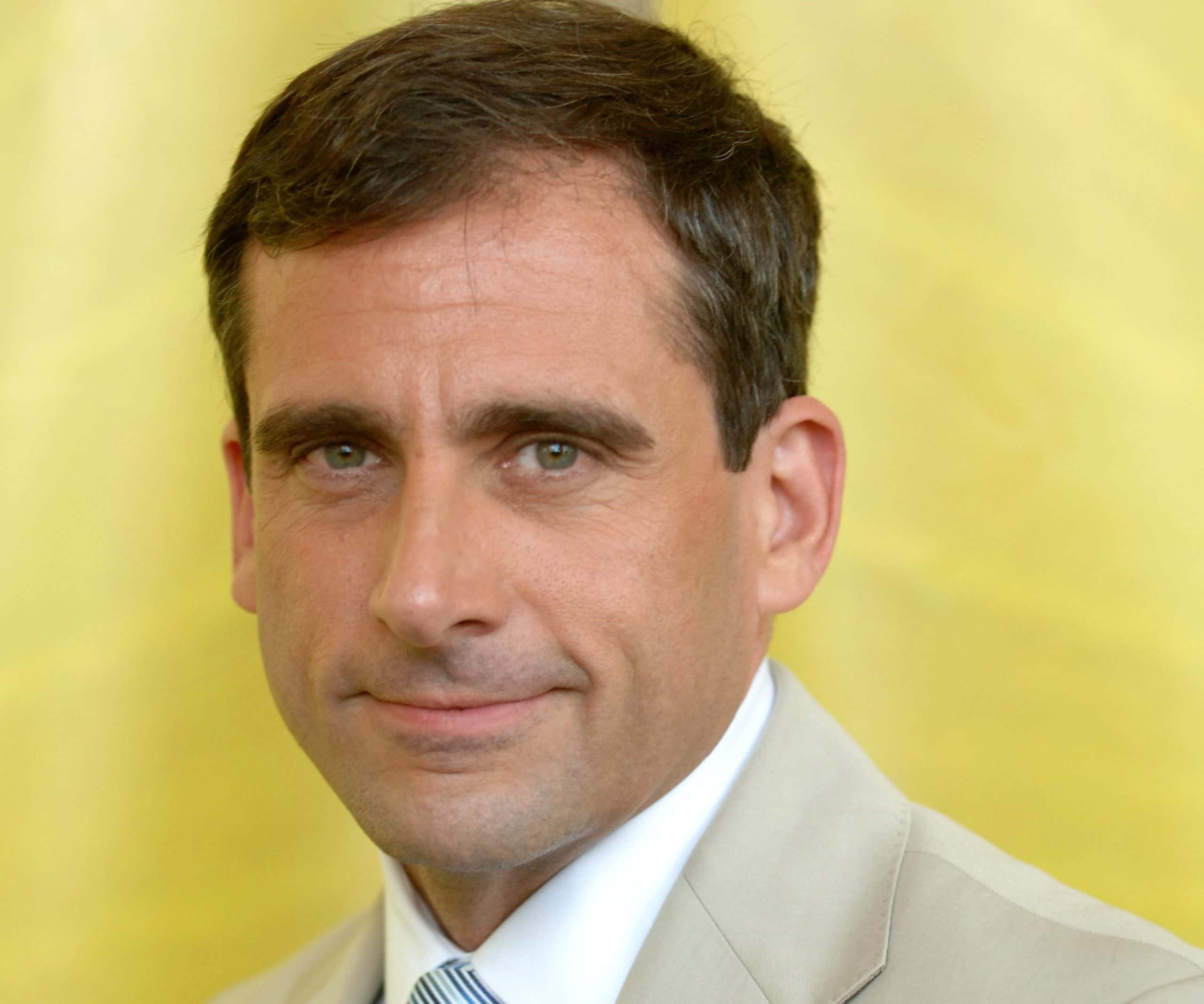 Actor STEVE CARELL (star of NBC's The Office) at cocktail party in Beverly Hills