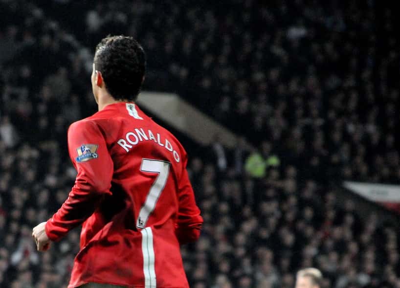 Photo of Cristiano Ronaldo with his back turned