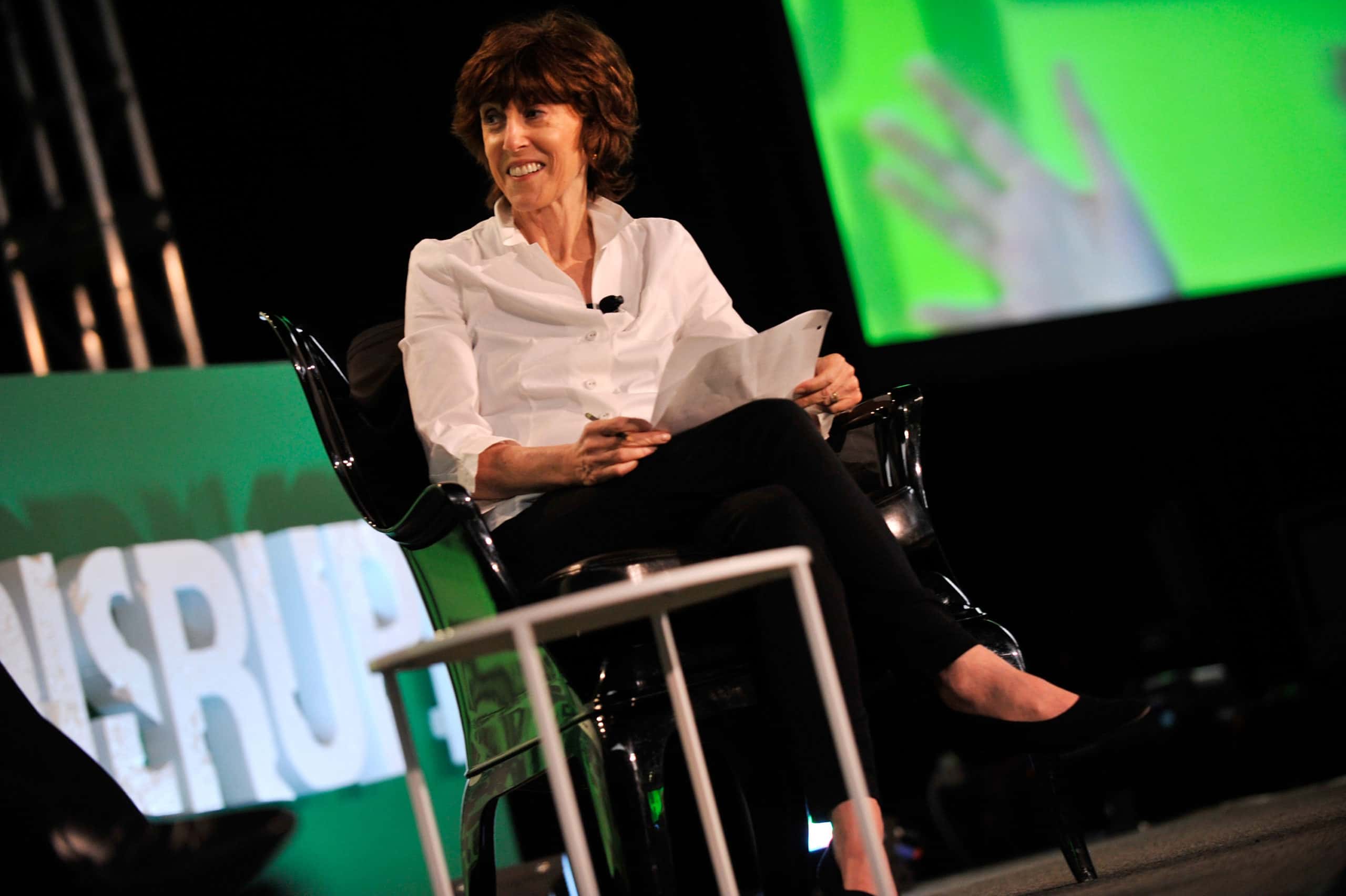 Nora Ephron during TechCrunch Disrupt New York May 2011