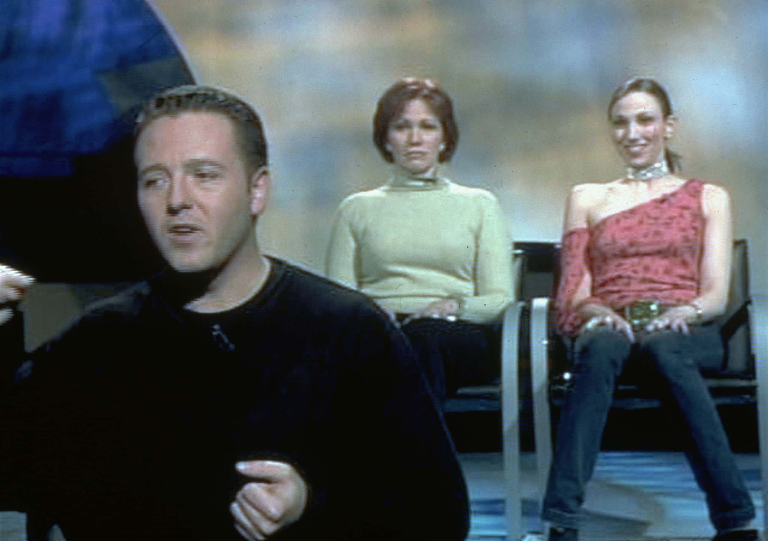 John Edwards hosts his television show "Crossing Over With John Edwards"