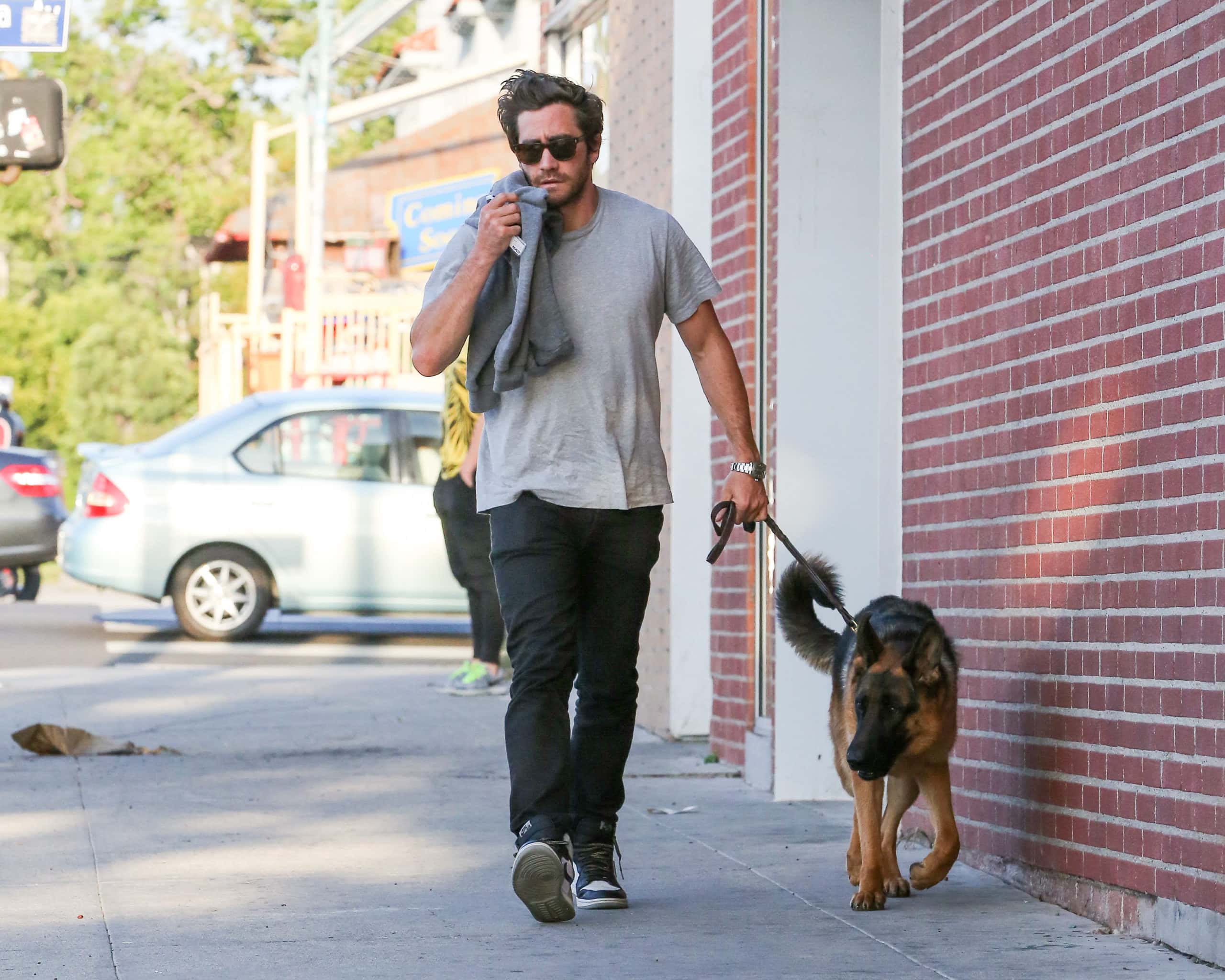 Jake Gyllenhaal is seen in Los Angeles 