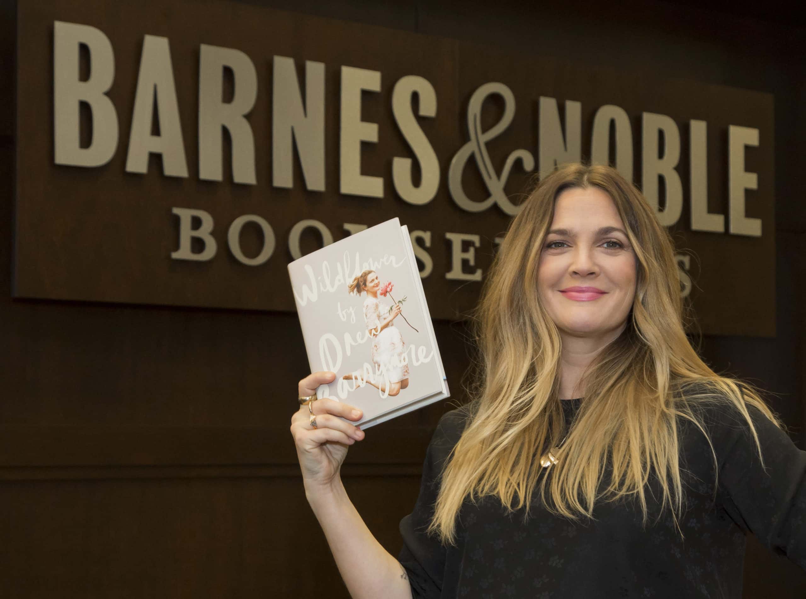 Actress Drew Barrymore signs copies of her new book 