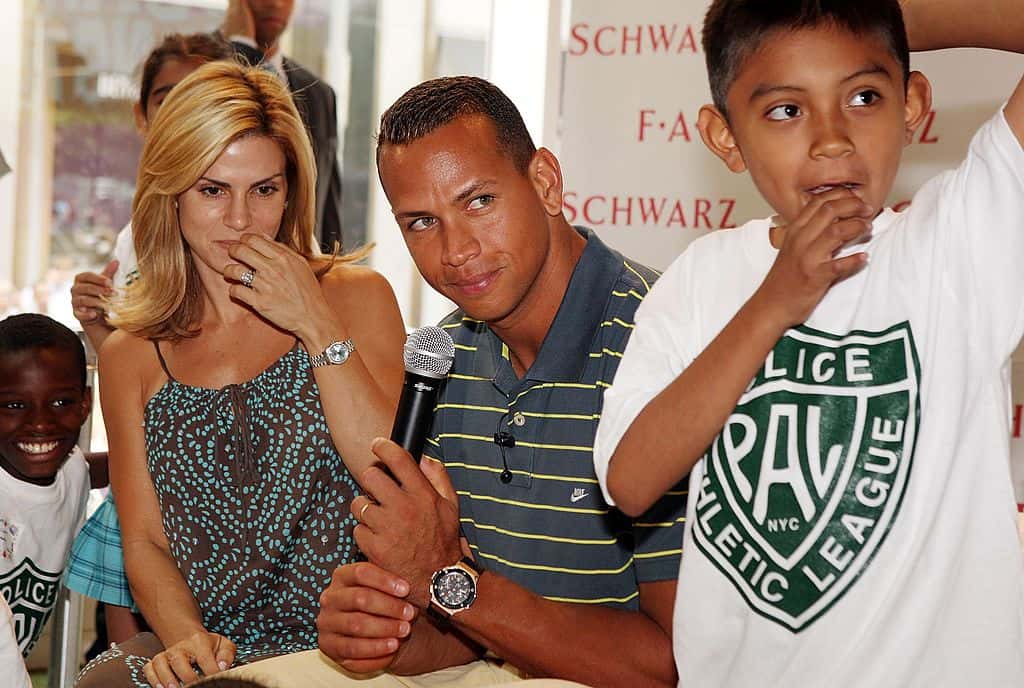 New York Yankee Alex Rodriguez and his wife Cynthia Rodriguez