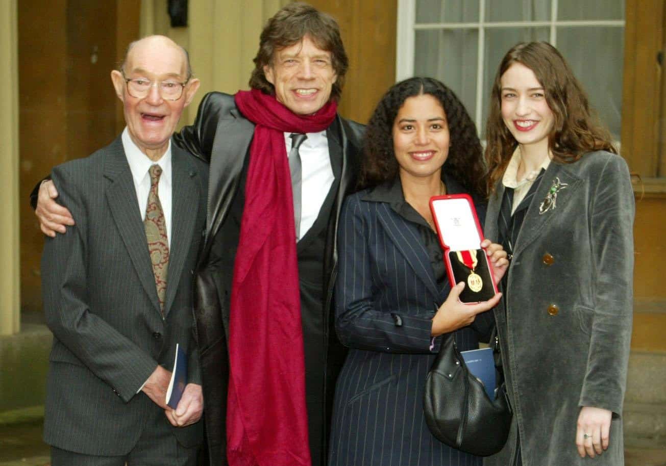Sir Mick Jagger at Buckingham Palace