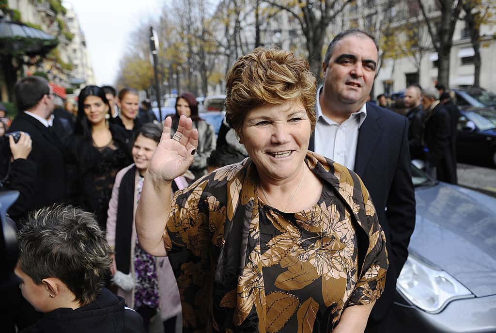 Manchester United Portuguese winger Cristiano Ronaldo's mother Maria Dolores dos Santos Aveiro