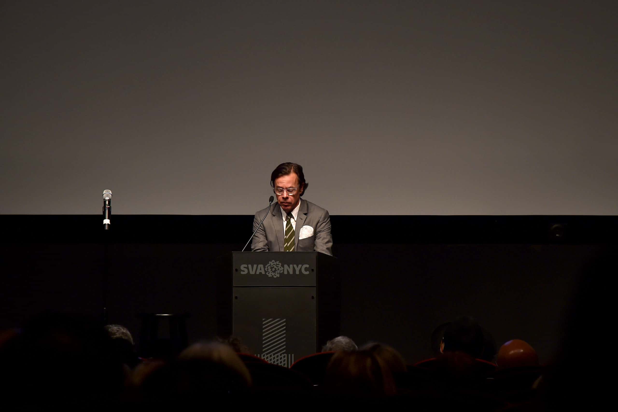 Andy Spade attends the Glenn O'Brien Memorial Celebration