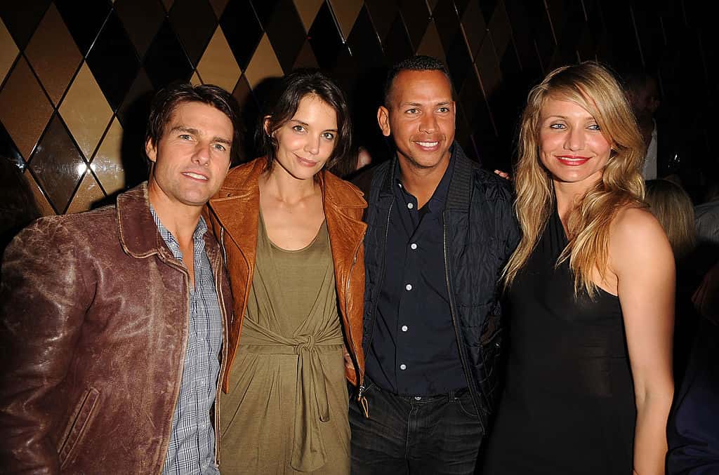 Actor Tom Cruise, Actress Katie Holmes, MLB Player Alex Rodriguez and Actress Cameron Diaz