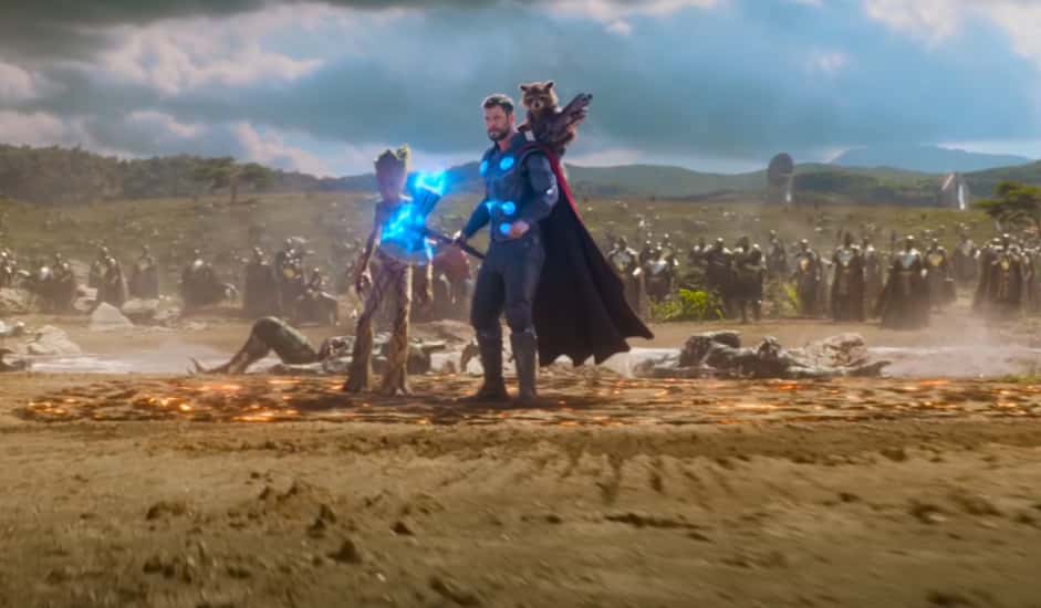 Screenshot of the movie Avengers: Infinity War