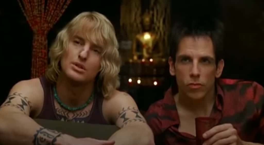 Screenshot from the movie Zoolander (2001)