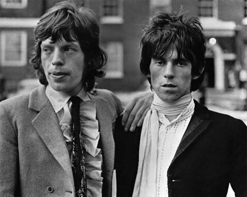 Mick Jagger & Keith Richards posing