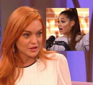 Lindsay Lohan Ariana Grande