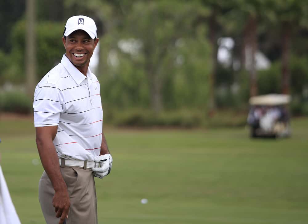 Tiger Woods (USA) at The Players championship