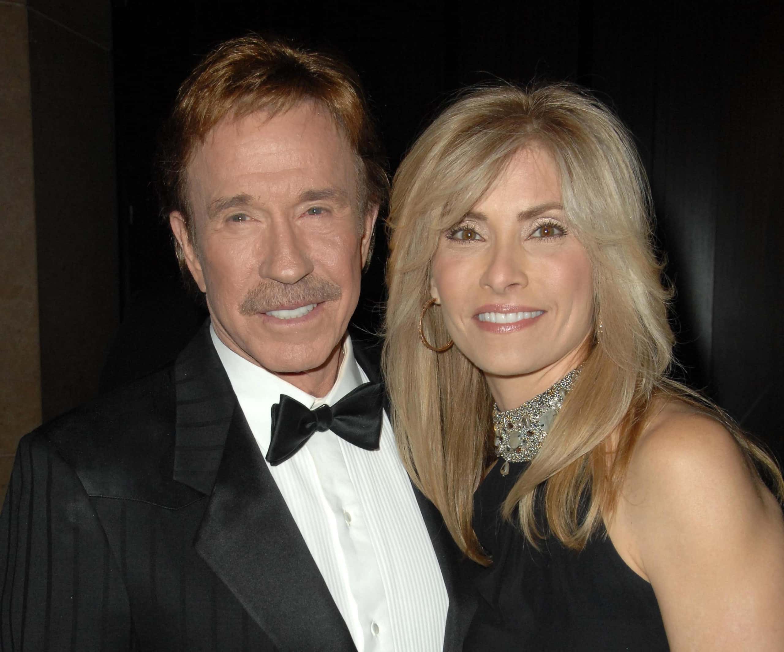 Chuck Norris and wife Gina at event