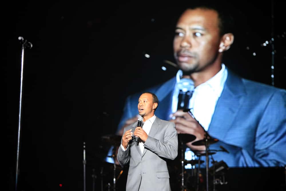 Tiger Woods at Tiger Jam 2013 at the Mandalay Bay Events Center