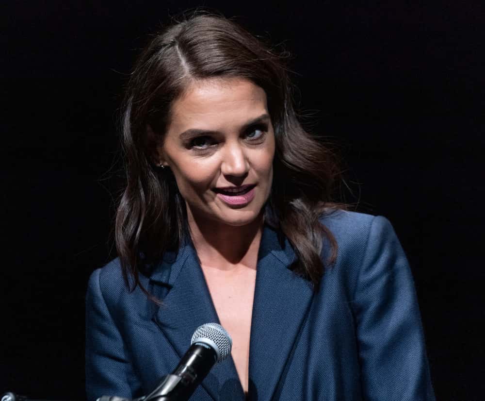 Katie Holmes attends press conference for Global Citizen & Teneo - 2019