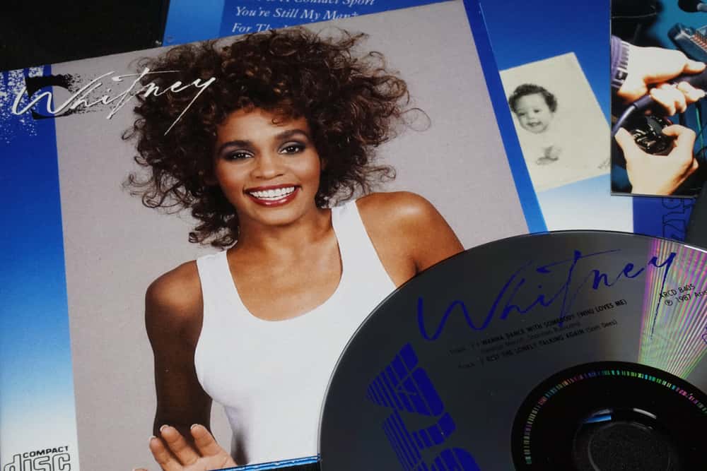 CD cover of the second album of Whitney Houston -1987.