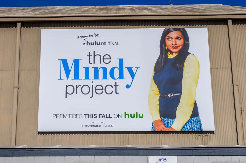 Mindy project poster at Hollywood Universal Studios