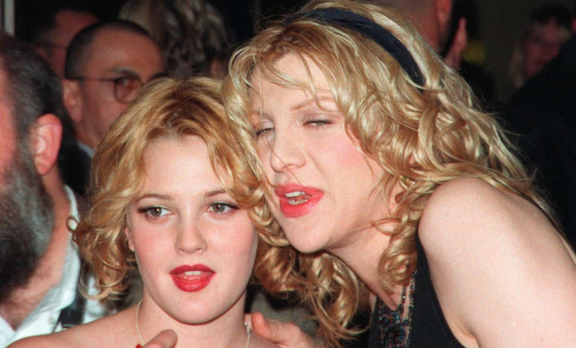 Actresses DREW BARRYMORE & COURTNEY LOVE