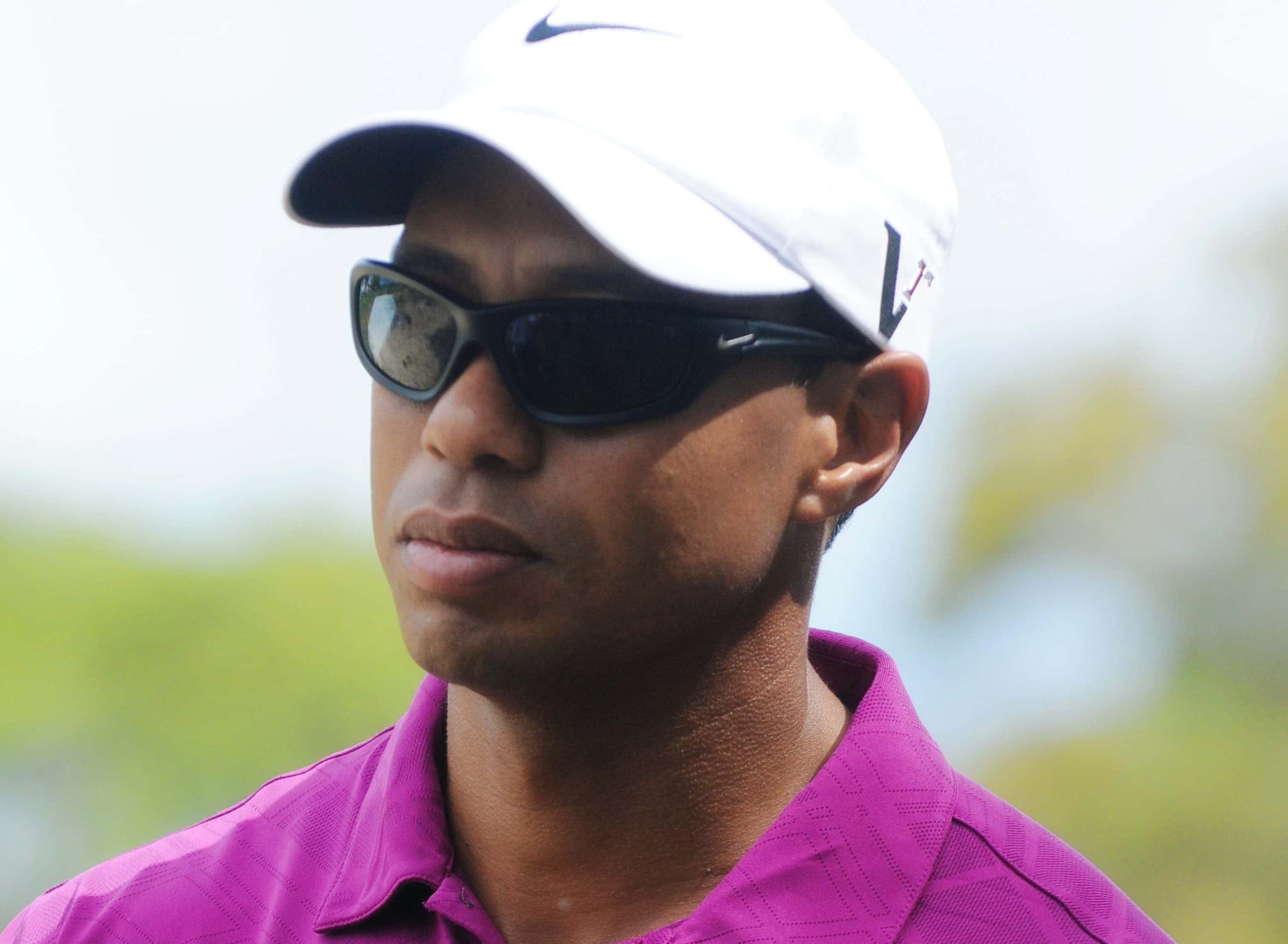 Tiger Woods at the Emirates Australian Golf Open