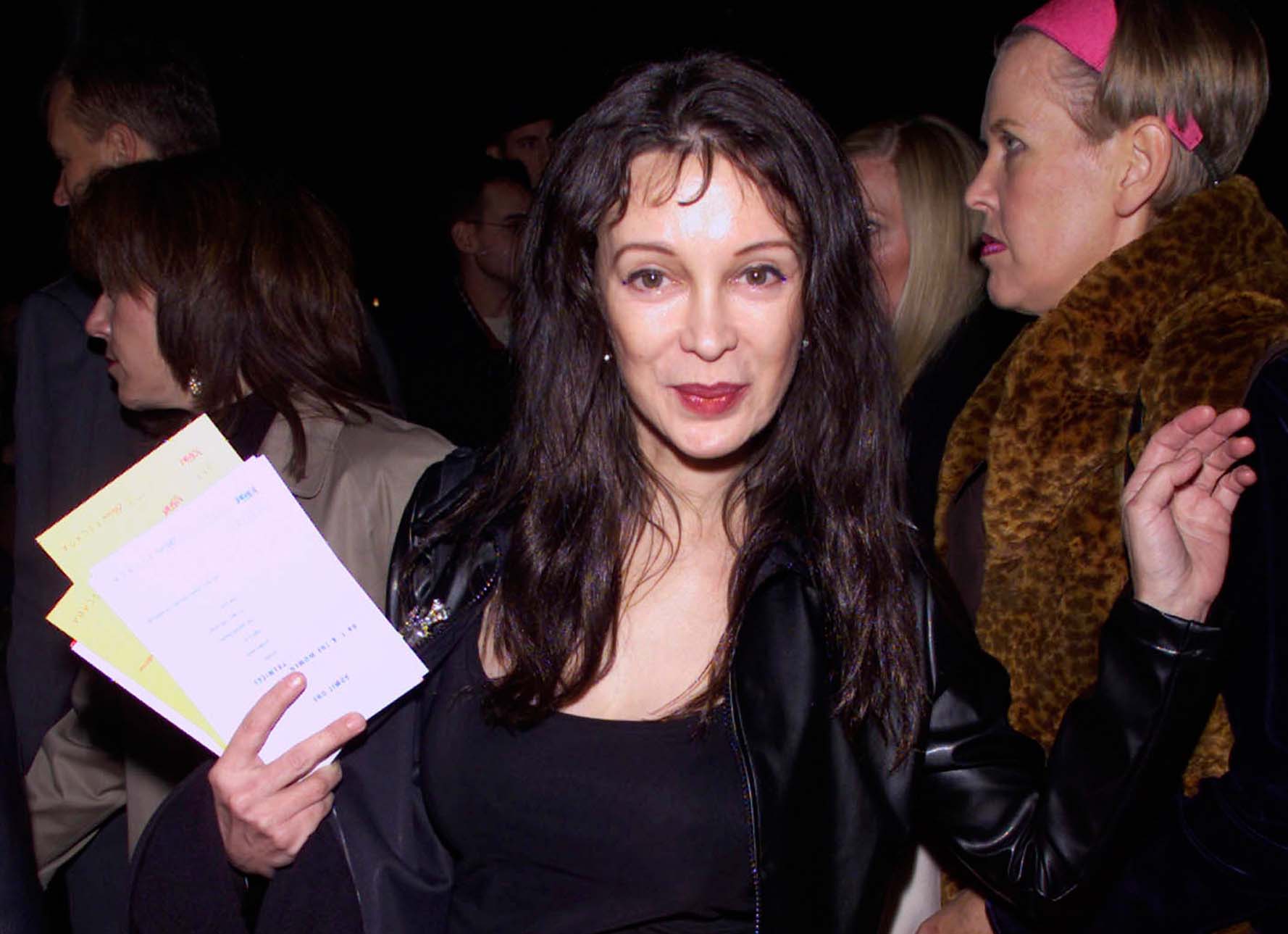 JAID BARRYMORE wearing black jacket