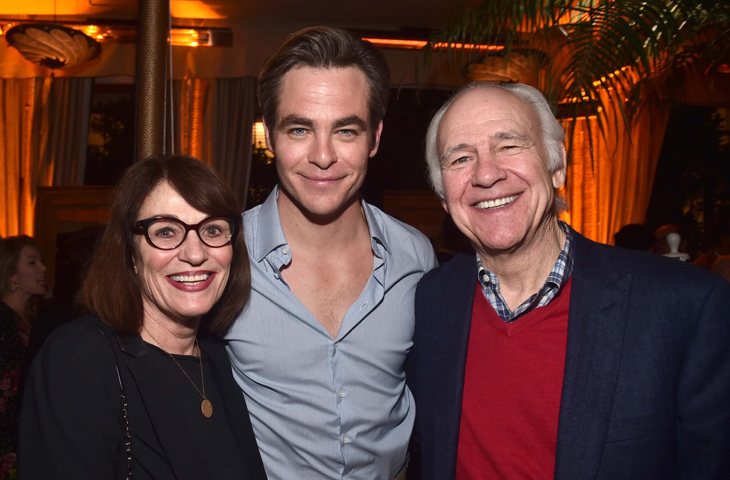 Gwynne Gilford, Chris Pine and Robert Pine attend the after party